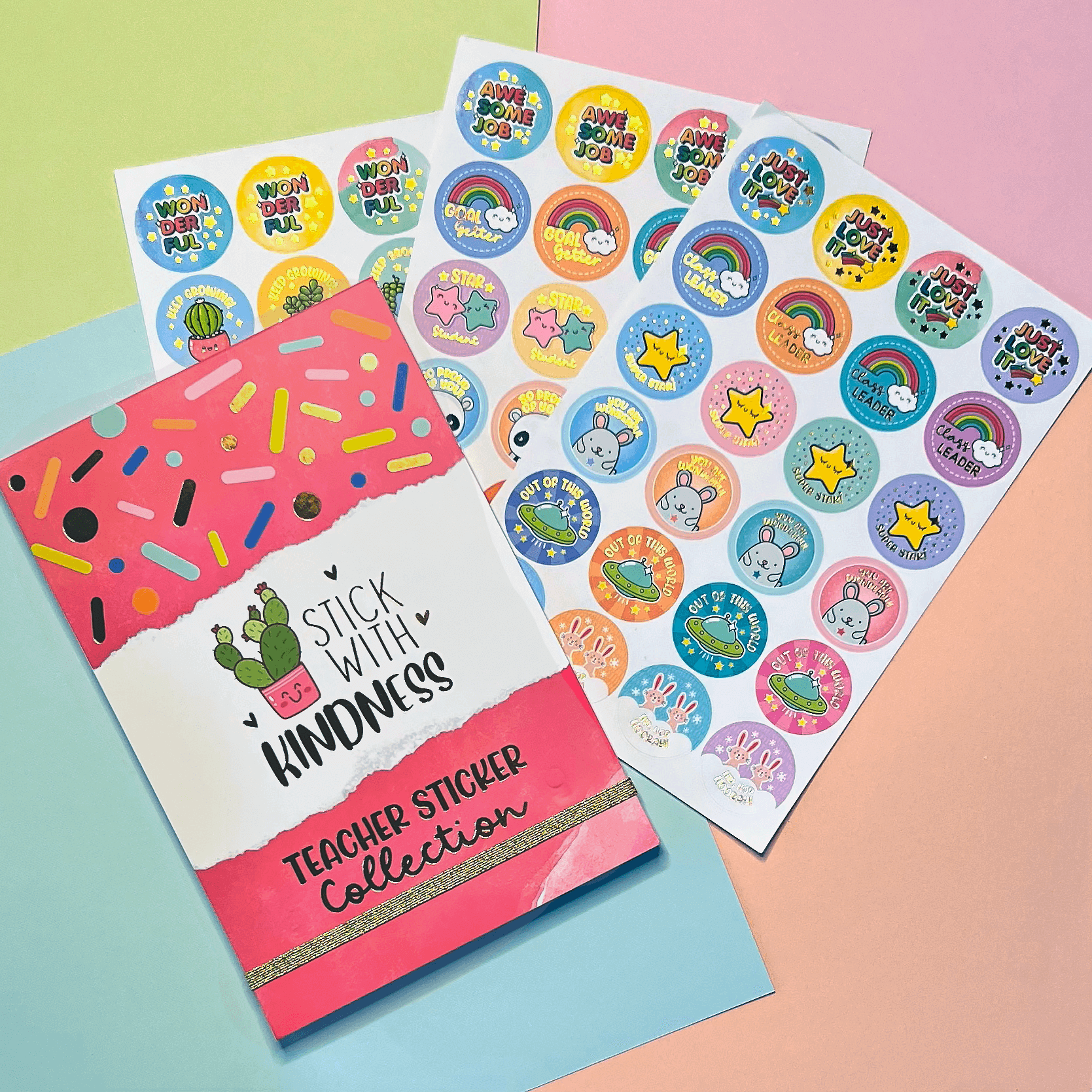 Foil & Holographic Sticker Book