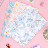 Premium Lined Notebook Set in 3 Designs - Waterways, Floral Muse and Daisy Dream