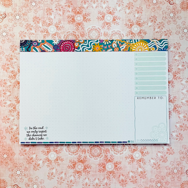 Notepad Daily Notes A4 Daily Note Pad – Planners by Teach This